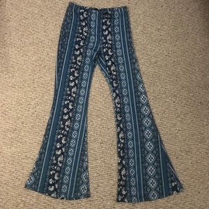 Bellbottom pattern pants